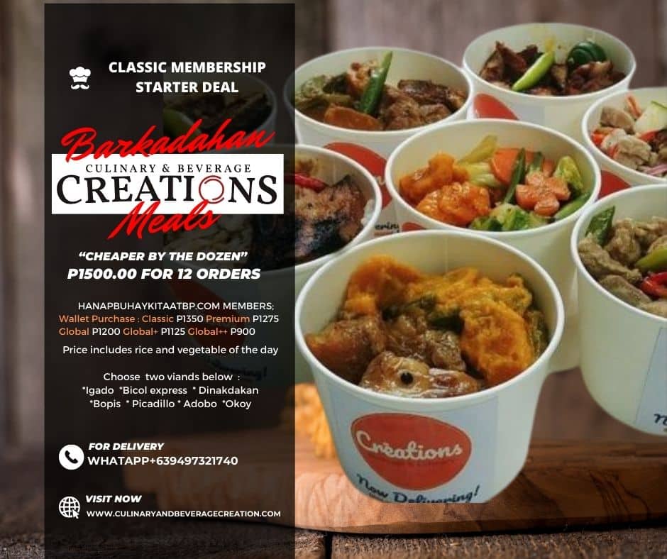 CulinaryBeverage Creations Starter Deal Barkadahan Meals