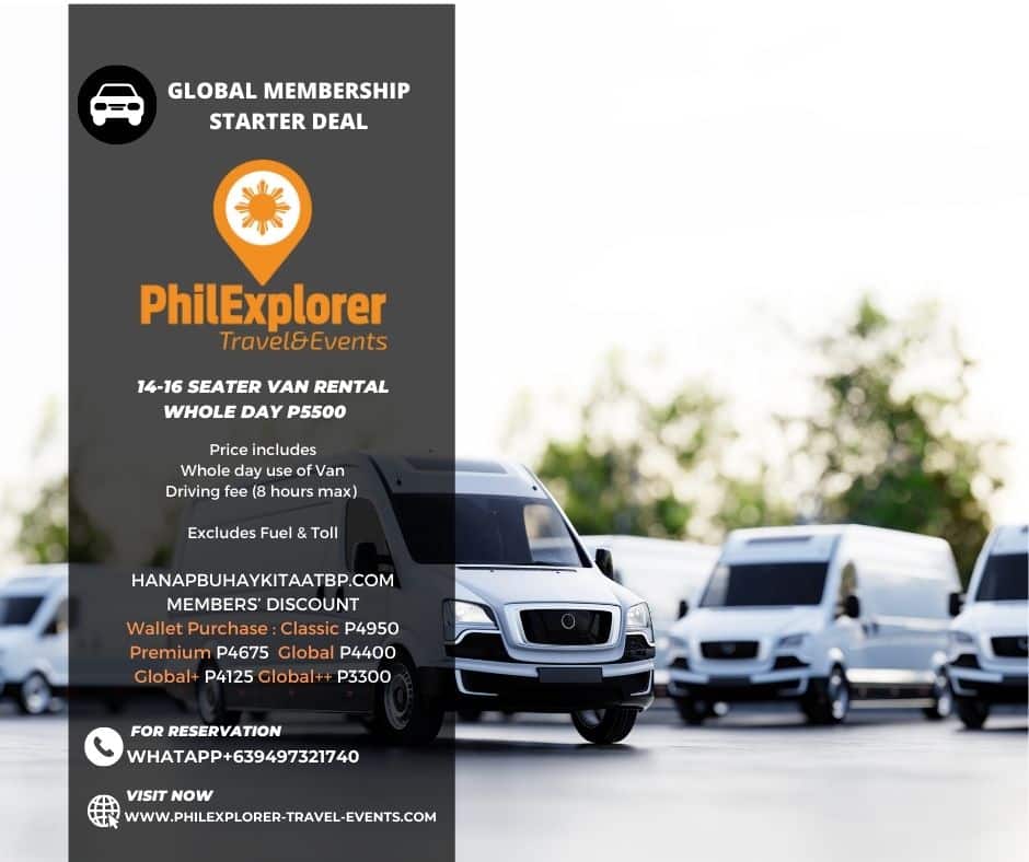 PhilExplorerVanRental Starter Deal